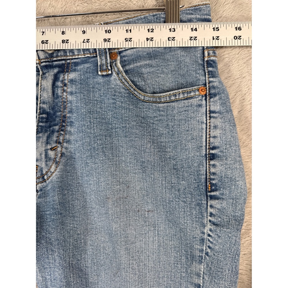 Levis 511 Slim Fit Jeans Mens Size 30x31 Light Wash Denim Blue Cotton Pants READ - Picture 5 of 8